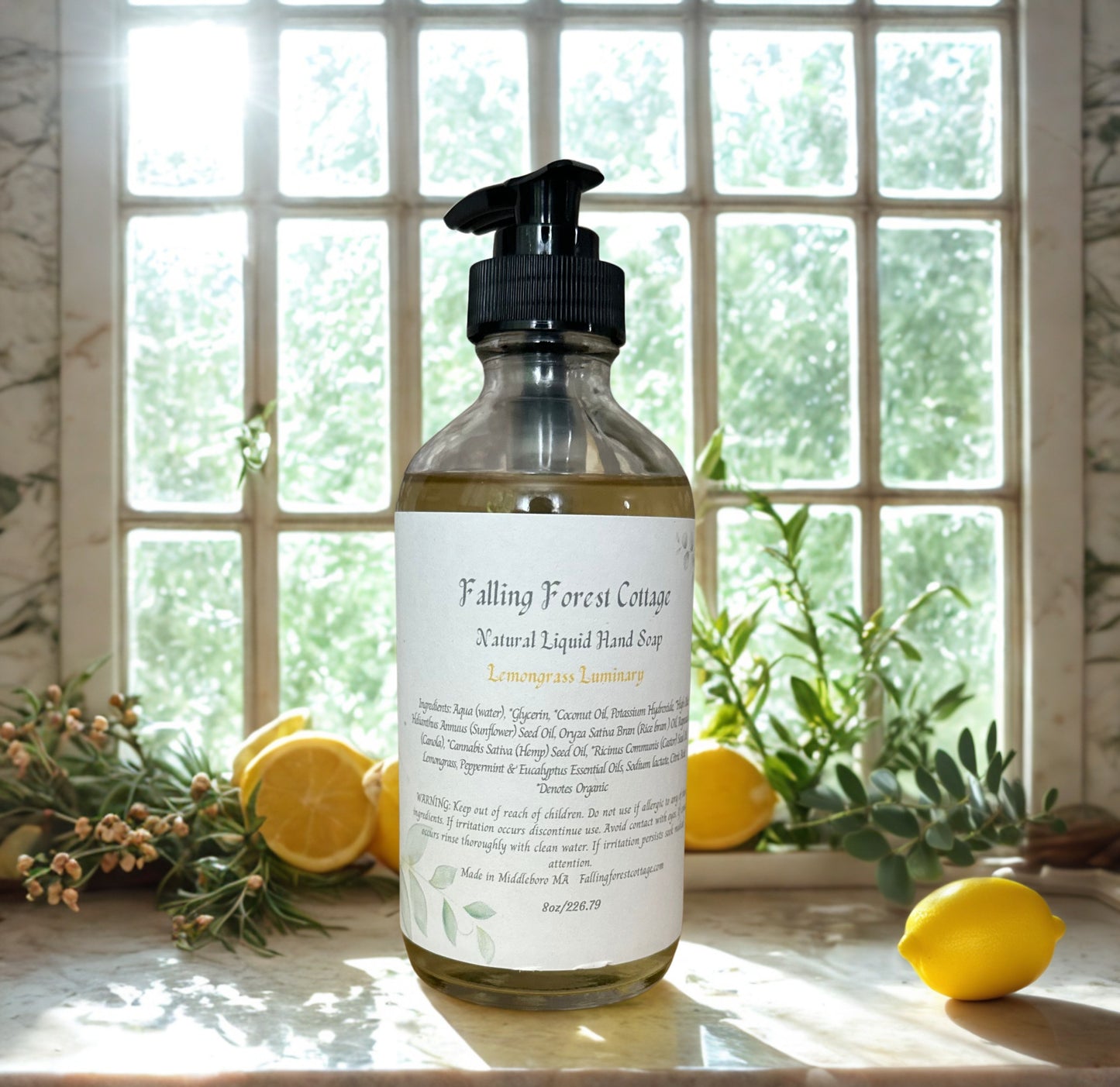Lemongrass Luminary Liquid Hand Soap 8oz
