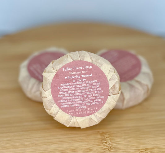 Whispering Orchard and Cherry Shampoo bar