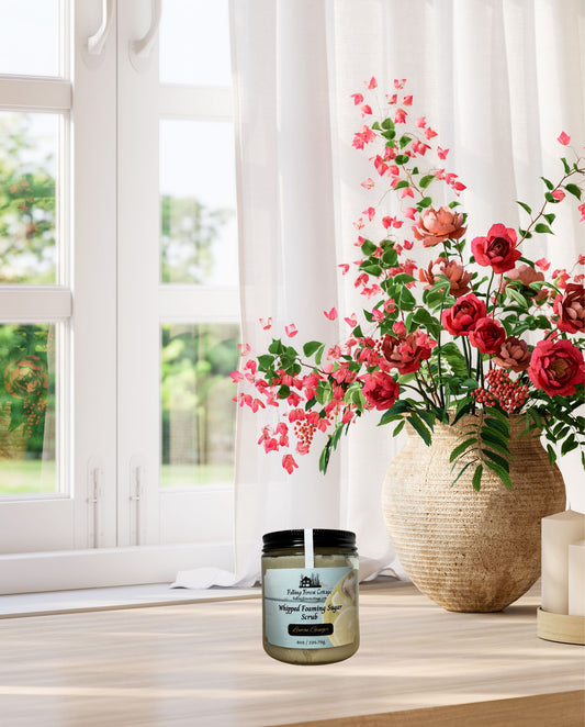 Lemon Ginger Whipped Foaming Sugar Scrub  8oz