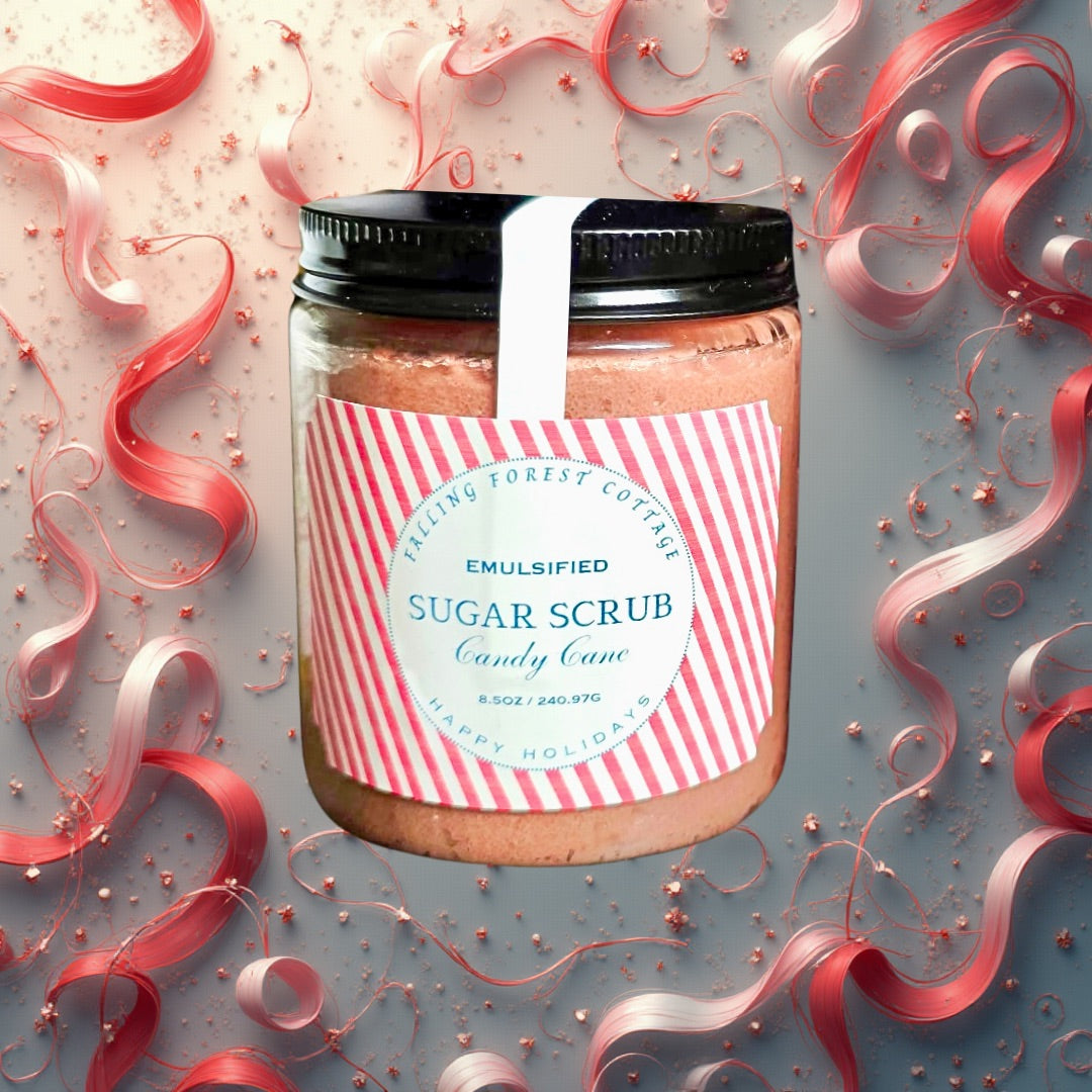 Candy Cane Emulsified Sugar Scrub