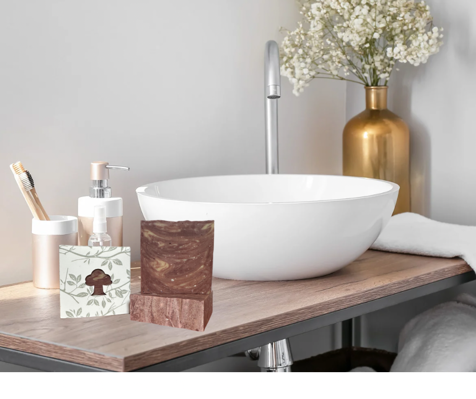 Lavender, Lemon & Mint Goats Milk Soap.