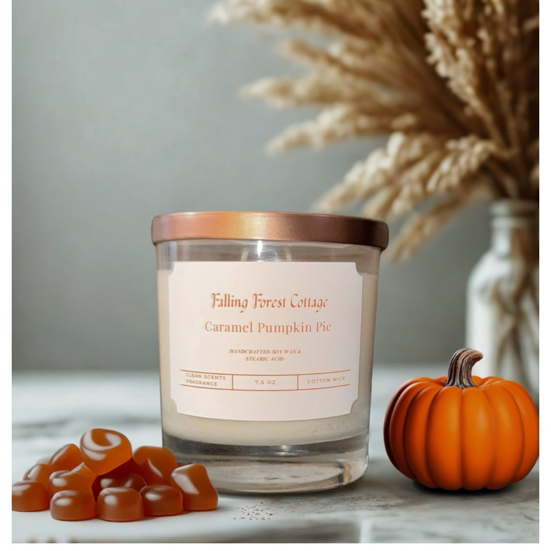 Caramel Pumpkin Pie 7.5oz Coco-Soy Candle