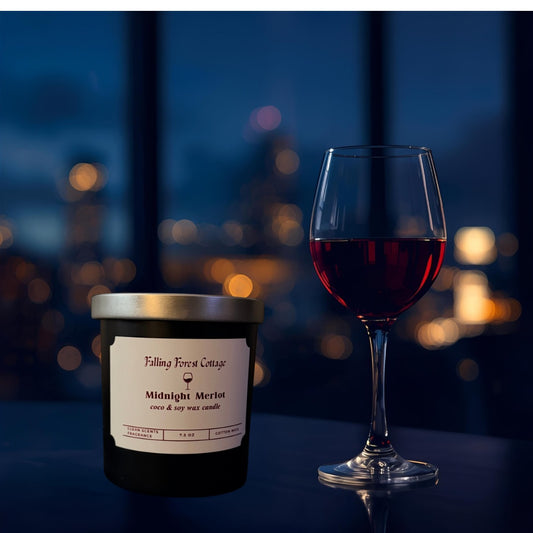 Midnight Merlot 7.5oc Coco-Soy Wax Candle